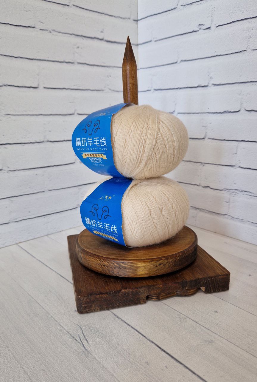 картинка Меринос Worsted Молочный от магазина Одежда+
